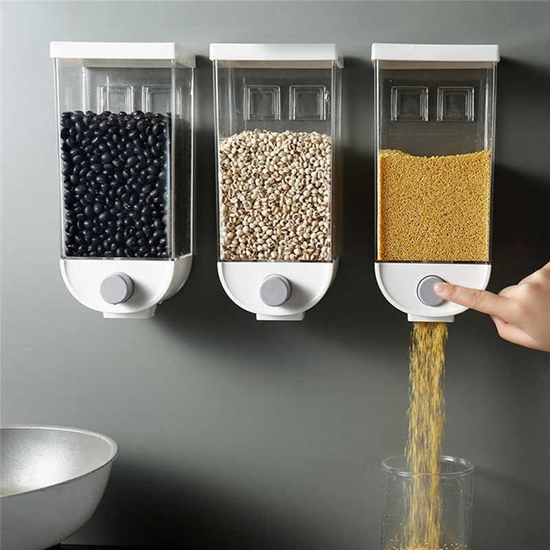 Picture of Wall-Mounted Food Storage, 1.5L - 11.5 x  9.5 x 25.5 Cm