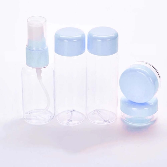 Picture of Plastic Travel Bottle Set, 6 pcs - 15 x 14 Cm