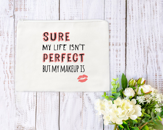 Picture of Personalized Makeup Cosmetic and Makeup Bag, 1PC - 25 x 15 Cm