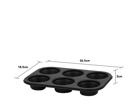 Picture of Wham - Muffin Tin - 26.5 x 18.5 x 3 Cm