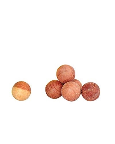 Picture of Cedarwood aromatic mothballs - 6 Balls & 2 Rings