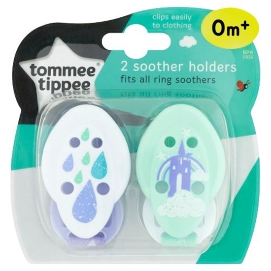 Picture of Tommee Tippee - 2 Soother Holders, 0m+