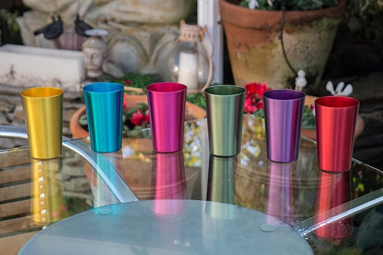 صورة Drinking Cups set of 6 - 13 x 7.5 Cm