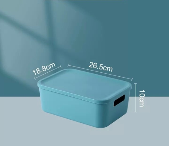 صورة Storage box with Lid - 26.5 x 18.8 x 10 Cm