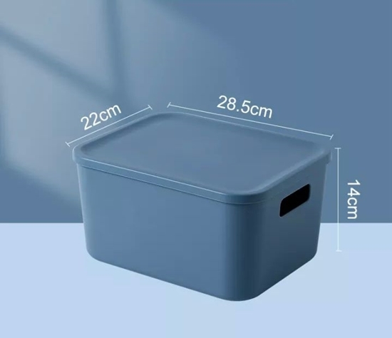 صورة Storage box with Lid - 28.5 x 22 x 14 Cm