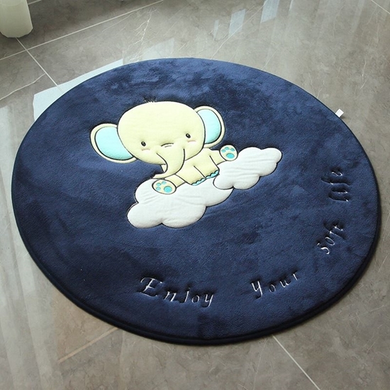 صورة Round Carpet Floor Mat - 79 Cm