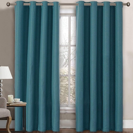 Picture of Blue - Living Room Curtain 2 Panels - 140 x 280 Cm