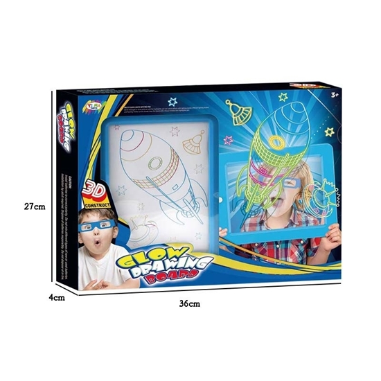 Picture of Glow Drawing Board - 26.5 x 36 x 4 Cm