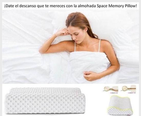 Picture of Space Memory Pillow, 1PC - 59 x 38 x 10 Cm