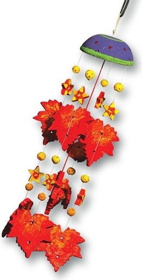 Picture of Toy Kraft - Wind Chimes, Maple Leaves - 20 x 23.5 x 5 Cm