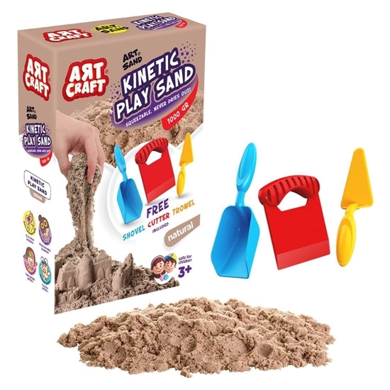 Picture of Art Craft - Kinetic Play Sand Natural,1KG - 15 x 22.2 x 5.8 Cm