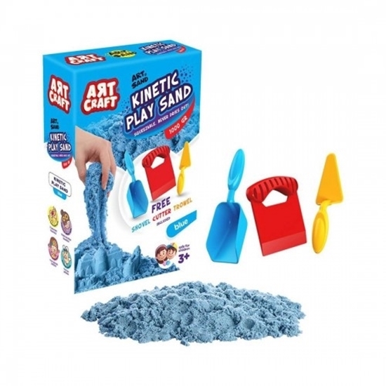 Picture of Art Craft - Kinetic Play Sand Blue,1KG - 15 x 22.2 x 5.8 Cm