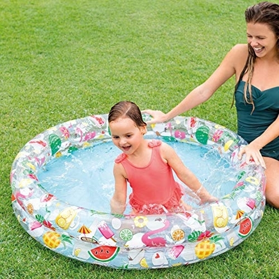 صورة Intex - Inflatable Swimming Toddler Pool - 122 x 25 Cm