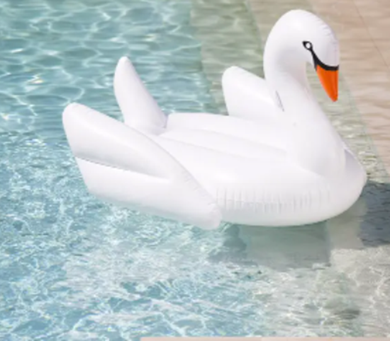 Picture of Giant Inflatable White Swan - 198 Cm