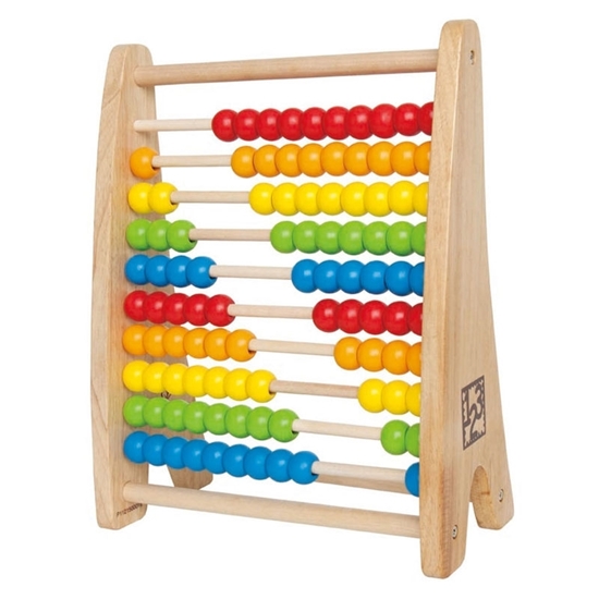 صورة Hape - Rainbow Bead Abacus - 25.5 x 12 x 32 Cm