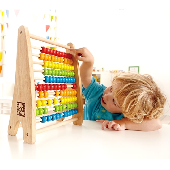 Picture of Hape - Rainbow Bead Abacus - 25.5 x 12 x 32 Cm