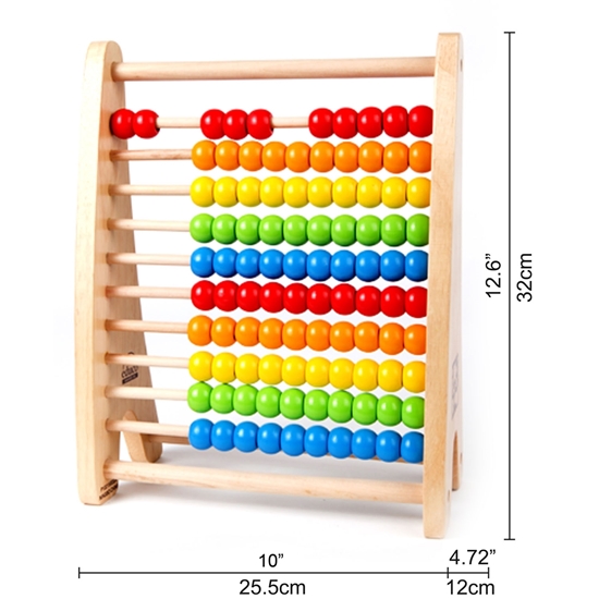 Picture of Hape - Rainbow Bead Abacus - 25.5 x 12 x 32 Cm