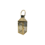 Picture of Gold - Matal & Glass Lantern - 10 x 10 x 22.5 Cm