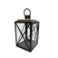Picture of Black - Matal & Glass Lantern - 20 x 20 x 35.5 Cm