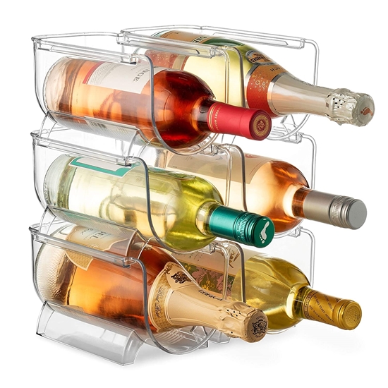 Picture of Plastic Free-Standing Bottle Rack - 20 x 20.5 x 10.55 Cm