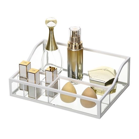 Picture of Glass Makeup Organizer - 25.8 x 18.8 x 8.5 Cm