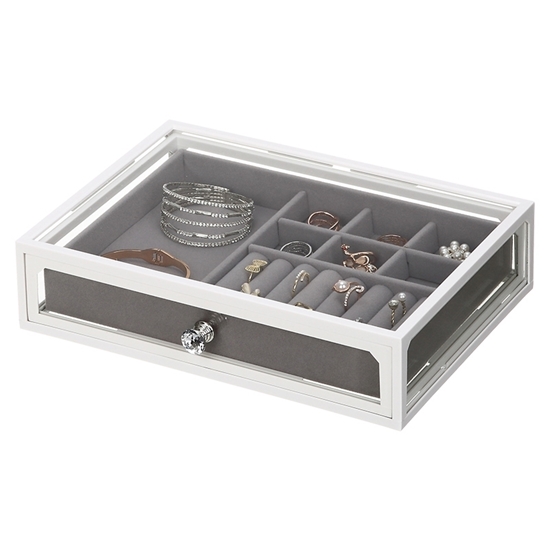 Picture of Glass Makeup Organizer - 25.8 x 18.8 x 6.1 Cm