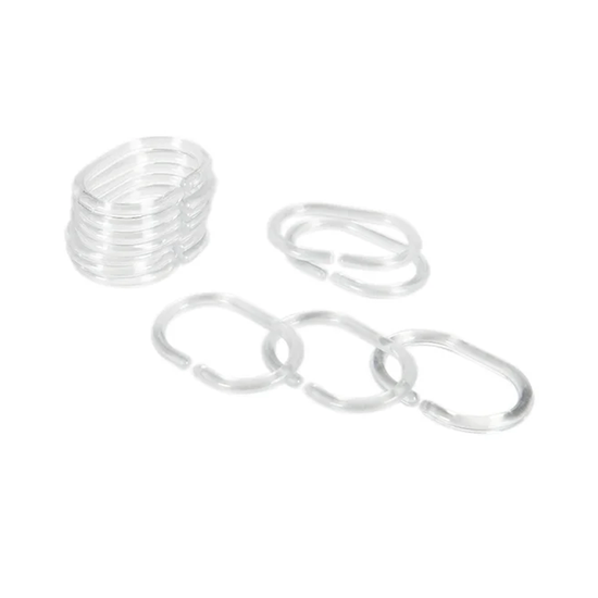 Picture of Plastic Shower Curtain Rings, 10pcs