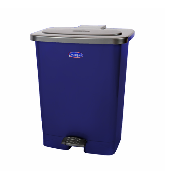 Picture of Cosmoplast - Step-on Waste Bin, 20L - 33 x 27 x 40 Cm