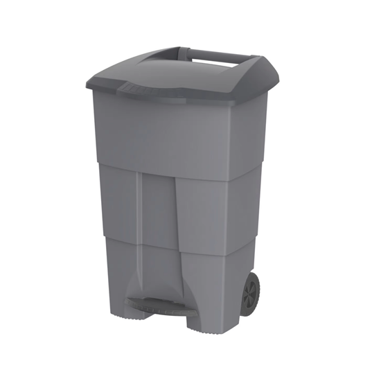 Picture of Cosmoplast - Step-on Waste Bin, 100L - 55 x 50 x 85 Cm