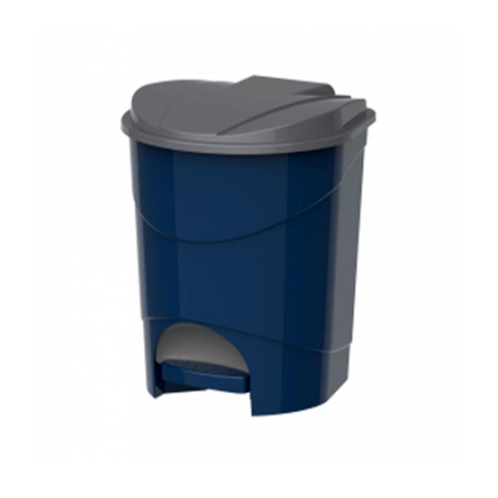 Picture of Cosmoplast - Step-on Waste Bin, 15L - 31 x 32 x 39 Cm