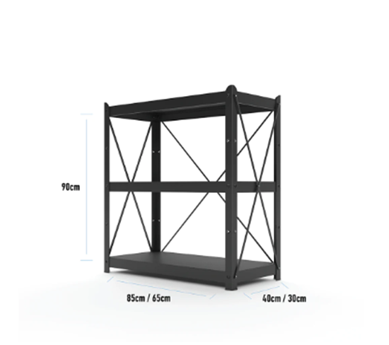 Picture of SINA - Storage Rack Shelves - 90  x 65 x 40 Cm