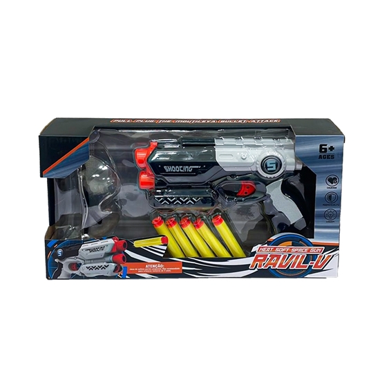 صورة Soft Shot Gun Toy with soft bullets