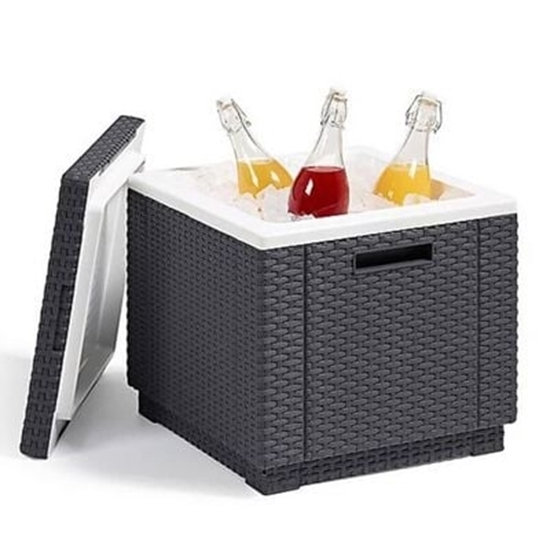 Picture of Ice Cube Garden Fridge, 40L - 42 x 42 x 41 Cm