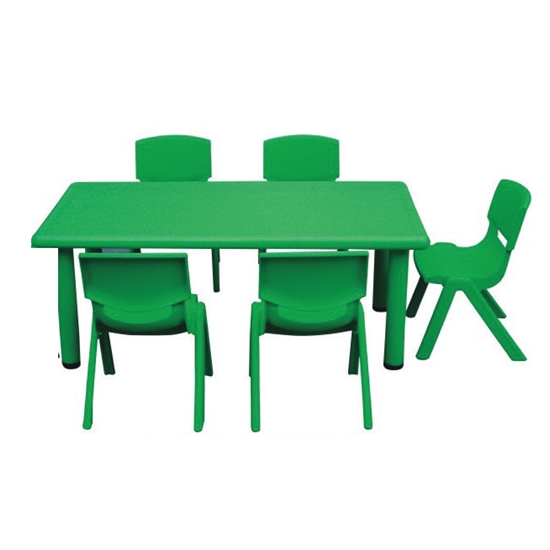 Picture of Plastic Kids Table - 120 x 60 x 48 Cm