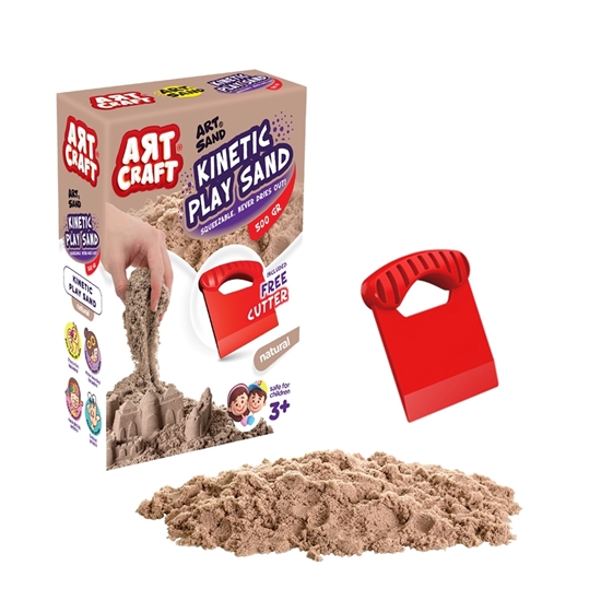 Picture of Art Craft - Kinetic Play Sand Natural, 500GR - 17.5 x 13 x 5 Cm