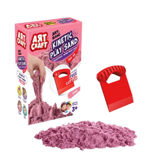 Picture of Art Craft - Kinetic Play Sand Pink, 500GR - 17.5 x 13 x 5 Cm