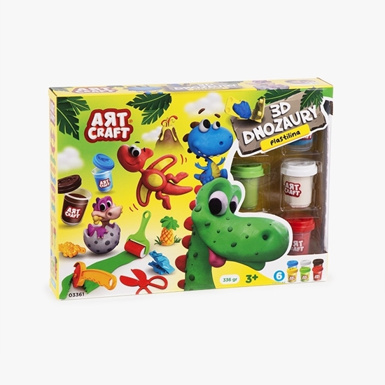 Picture of Art Craft - 3D Dinosaurs Dough Set - 38 x 28 x 7 Cm