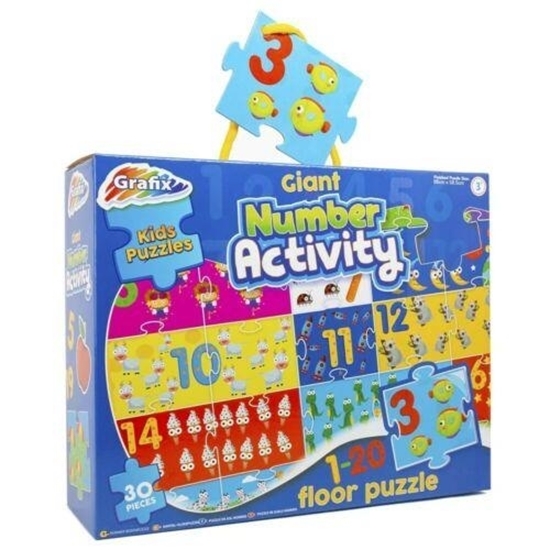 Picture of Number Activity Floor Puzzle - 88 x 58.5 Cm