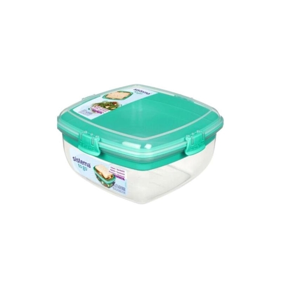 Picture of Sistema - Lunch Box, 1.63L- 19 x 7.8 x 5.85 Cm