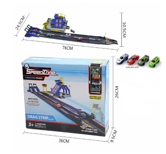 Picture of Racing Car Track - 32.5 x 9 x 26 Cm