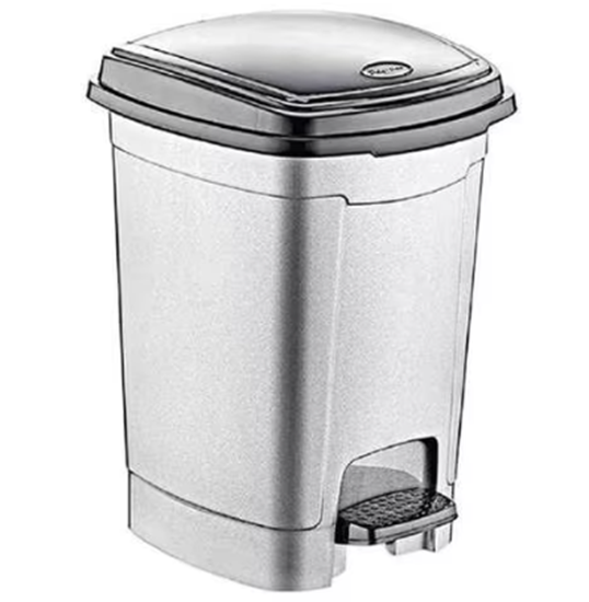 Picture of Poly Time - Pedal Dustbin, 52L - 40 x 40 x 55 Cm