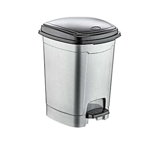 Picture of Poly Time - Pedal Dustbin, 12L - 26 x 30 x 35 Cm