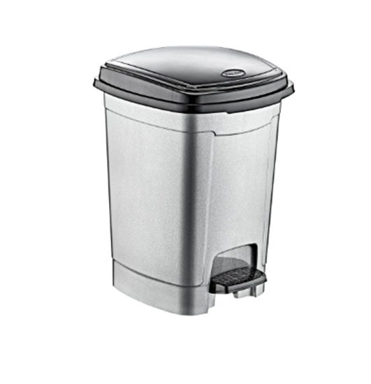 Picture of Poly Time - Pedal Dustbin, 22L - 30 x 35 x 43 Cm