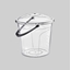 Picture of Poly Time - Water Bucket, 20L - 37 x 37 Cm