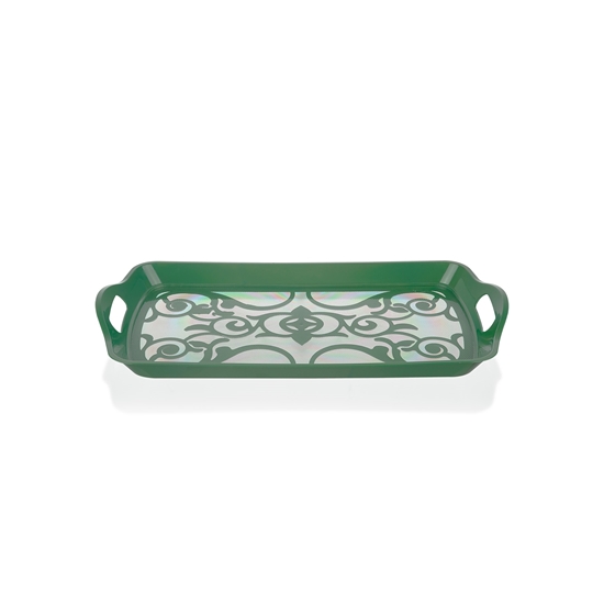 Picture of Qlux - Lace Patterned Tray - 35 x 18 x 3.5 Cm