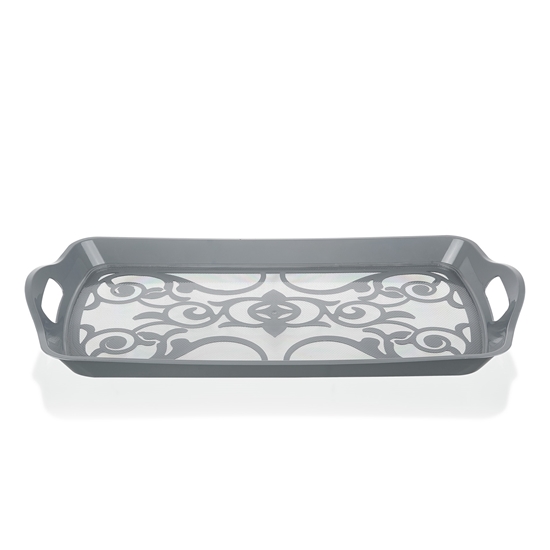 Picture of Qlux - Lace Patterned Tray - 51.5 x 32.5 x 6 Cm