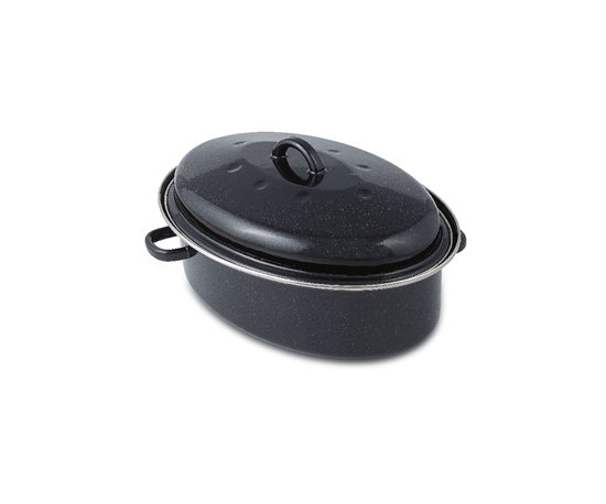 Picture of UNI CHEF - Roasting Pan with Lid, 6.3L - 38 x 16.5 x  27.5 Cm