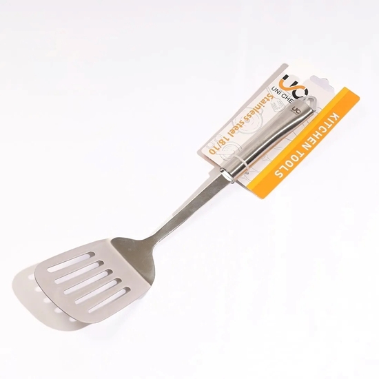 Picture of UNI CHEF - Stainless Steel Slotted Spoon - 34 x 7.5 Cm