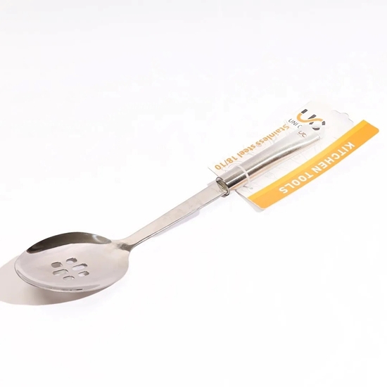 Picture of UNI CHEF - Stainless Steel Slotted Spoon - 34 x 7 Cm