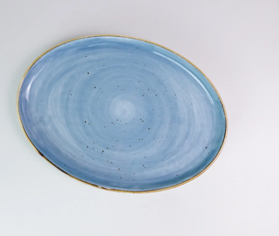 Picture of Stonecast Oval Plate - 25 x 18 x 2.3 Cm